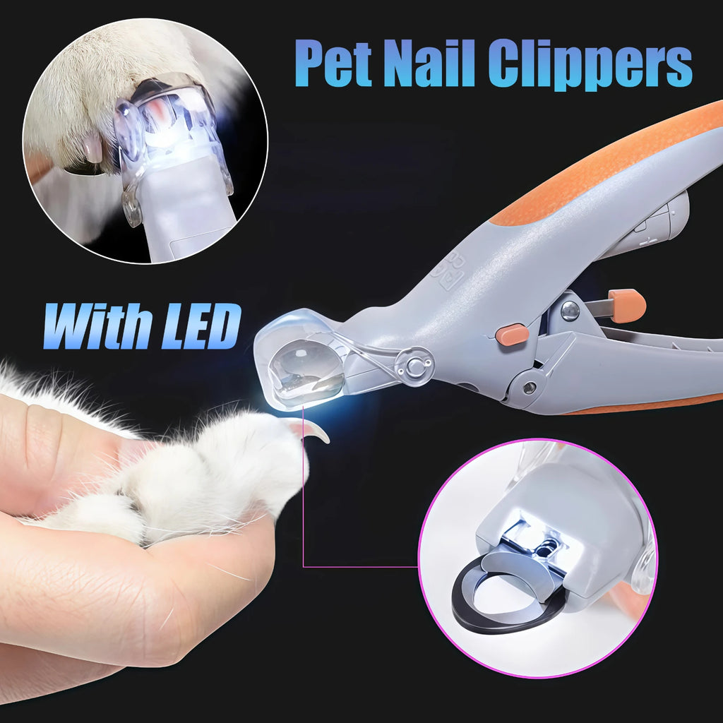 Pet Nail Clipper With LED Light